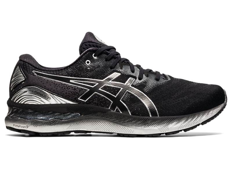 Pánské Běžecké Boty Asics GEL-NIMBUS 23 PLATINUM Černé 48072AIPL